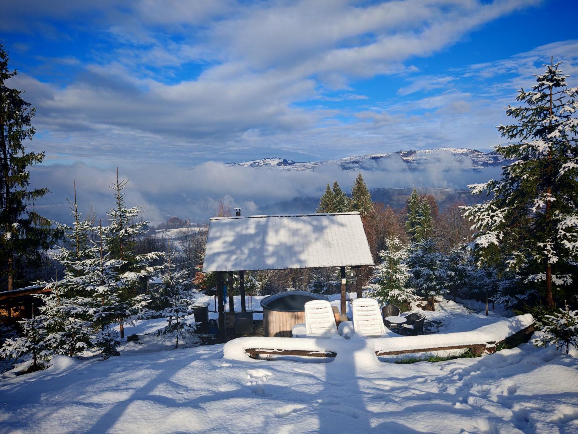 Hotel Alpina Panoramic Moisei Exteriér fotografie